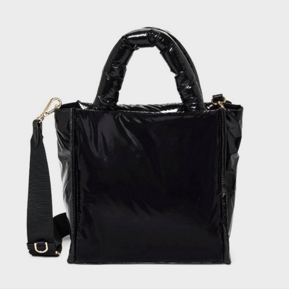 A New Day Recycled Nylon Midi Boxy Crossbody Satchel ($30 MSRP) - Picture 3 of 5